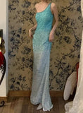 Ombre Prom Dress Off Shoulder Gala Dress Birthday Party Dress Evening Dress HZ0319