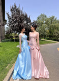 Elegant Prom Dress Crew Neck Gala Dress Formal Dress Evening Dress HZ0319