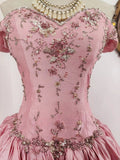 Stunning Prom Dress Off Shoulder Pleated Evening Dress Sweet 16 Dress Ball Gown HZ0319