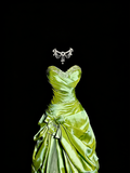 Elegant Prom Dress Green Sweetheart Pleated Tulle Formal Dress Evening Dresses Birthday Party Dress HZ0319