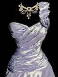 Stunning Prom Dress Lilac One Shoulder Pleated Formal Dress Evening Dresses Gala Dress HZ0319