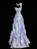 Stunning Prom Dress Lilac One Shoulder Pleated Formal Dress Evening Dresses Gala Dress HZ0319