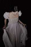 Charming Prom Dress Square Neck Pleated Imperial Dress Evening Dresses Formal Dress HZ0319