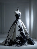 Charming Ball Gown Strapless Prom Dresses Evening Gala Gown Quinceanera Dress HZ0319