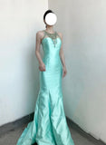 Charming Prom Dress Crew Neck Mermaid Gala Evening Gown Dress Birthday Party Outfits HZ0319