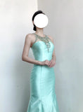 Charming Prom Dress Crew Neck Mermaid Gala Evening Gown Dress Birthday Party Outfits HZ0319
