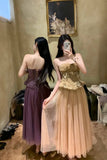 Elegant Prom Dress Sweetheart Pleated Tulle Gala Evening Gown Dress Birthday Party Outfits HZ0319