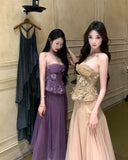 Elegant Prom Dress Sweetheart Pleated Tulle Gala Evening Gown Dress Birthday Party Outfits HZ0319