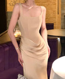 Pretty Prom Dress Square Neck Gala Gown Party Outfits Evening Dress HZ0319