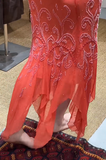 Pretty Prom Dress Chiffon Spaghetti Straps Beading Evening Dresses Gala Gown Cocktail Outfits HZ0319
