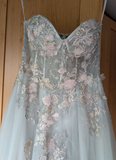 Charming Prom Dress Sweetheart Applique Long Evening Dress Party Outfits Gala Gown HZ0319