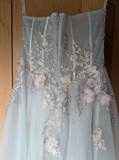 Charming Prom Dress Sweetheart Applique Long Evening Dress Party Outfits Gala Gown HZ0319