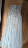 Charming Prom Dress Sweetheart Applique Long Evening Dress Party Outfits Gala Gown HZ0319