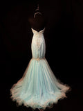 Sparkling Prom Dress Sweetheart Crystal Mermaid Formal Gown Evening Dress Gala Dress HZ0319