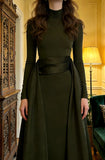 Elegant Prom Dress High Collar Gala Gown Formal Evening Dress Graduation Outfits HZ0319