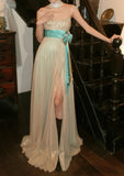 Stunning Prom Dress Champagne Gold Satin Sweetheart Gala Gown Evening Dress Graduation Dress HZ0319