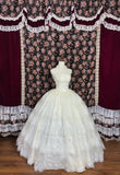 Beauty Strapless Flower Bowknot Rhinestone Lace Pleated Ball Gown Quinceanera Dress Birthday Dress Prom Dress HZ0319