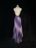 Elegant Halter Crystal Backless Pleated Prom Dress Evening Dress Gala Dress HZ0319