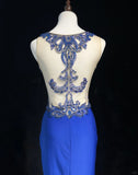 Sexy Spaghetti Straps Crystal Beading Fitted Short Prom Dress Evening Dress Gala Dress HZ0319