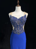 Sexy Spaghetti Straps Crystal Beading Fitted Short Prom Dress Evening Dress Gala Dress HZ0319