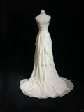 Elegant Sweetheart Neckline Tiered Pleated Prom Dress Evening Dress Gala Dress HZ0319