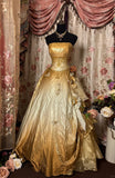 Stunning Prom Dress Strapless Beading Ball Gown Evening Dress Quinceanera Dress HZ0319
