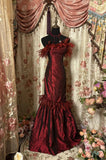 Pretty Prom Dress Strapless Long Prom Dress Evening Gala Dress Business Dinner Dress HZ0319
