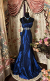 Elegant Prom Dress Spaghetti Straps Floor Length Prom Gown Evening Dress Gala Dress Business Dinner Dress HZ0319