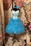 Sweet Homecoming Dress Spaghetti Straps Tulle Flower Short Prom Dress Evening Dress Birthday Dress Cocktail Dress HZ0319