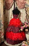 Cute Prom Dress Strapless Pleated Ball Dress Evening Dress Birthday Dress Sweet 16 Dress HZ0319