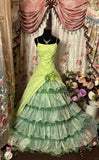 Cute Prom Dress Spaghetti Straps Pleated Tulle Ball Gown Evening Dress Birthday Party Dress HZ0319