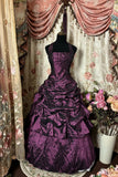 Elegant Prom Dress Halter Pleated Prom Gown Evening Dress Dance Dress Birthday Party Dress HZ0319