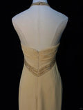 Elegant Prom Dress Halter Pleated Ruffle Evening Dress Gala Dress Business Dinner Dress HZ0319