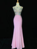 Shiny Prom Dress Spaghetti Straps Mermaid Prom Gown Evening Dress Gala Dress Business Dinner Dress HZ0319