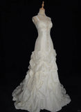 Stunning Wedding Dress Square Neck Pleated Prom Dress Evening Dress Gala Dress Birthday Dress HZ0319