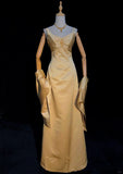 Stunning Prom Dress A Line Spaghetti Straps Pleated Prom Dress Evening Dress Gala Dress Business Dinner Dress HZ0319