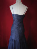 Elegant Prom Dress A Line Spaghetti Straps Pleated Prom Gown Evening Dress Gala Dress Business Dinner Dress HZ0319