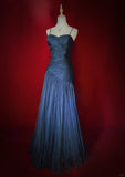 Elegant Prom Dress A Line Spaghetti Straps Pleated Prom Gown Evening Dress Gala Dress Business Dinner Dress HZ0319