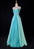 Sweet Prom Dress A Line Sweetheart Long Prom Gown Evening Dress Gala Dress Business Dinner Dress HZ0319