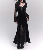 Halloween Costume Women Teenage Girl Dress Long Sleeves Gothic Dress Party Dress HZ0319