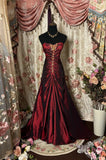Beauty Prom Dress Sweetheart Pleated Prom Gown Evening Dress Gala Dress Business Dinner Dress HZ0319