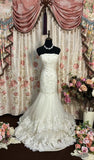 Elegant Prom Dress Strapless Mermaid Long Prom Gown Evening Dress Party Dress Gala Dress HZ0319