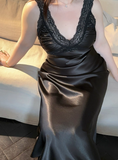 Sexy Prom Dress V-neck Lace Prom Gown Evening Dress Party Dress Gala Dress HZ0319