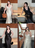 Sexy Prom Dress V-neck Lace Prom Gown Evening Dress Party Dress Gala Dress HZ0319
