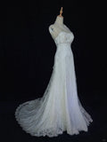 Elegant Prom Dress Spaghetti Straps Wedding Dress Evening Dress Gala Dress Business Dinner Dress HZ0319