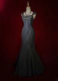 Gorgeous Prom Dress Square Neck Mermaid Prom Gown Evening Dress Gala Dress Business Dinner Dress HZ0319