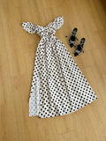 Pretty Prom Dress Sweetheart Polka Dot Split Pleated Prom Dress Party Dress HZ0319