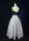 Elegant Prom Dress A Line Sweetheart Print Prom Gown Gala Dress Evening Dresses HZ0319