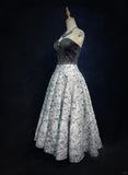 Elegant Prom Dress A Line Sweetheart Print Prom Gown Gala Dress Evening Dresses HZ0319