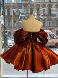 Pretty Homecoming Dress Off Shoulder Pleated Evening Dresses Birthday Party Dress Short Prom Gown HZ0319